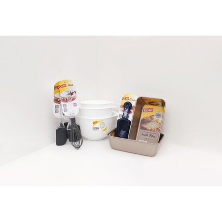 Pivot Direct PD-GLD-SBK-GR Glad Sweet Bread Kit, Grey & White PD_GLD_SBK_GR